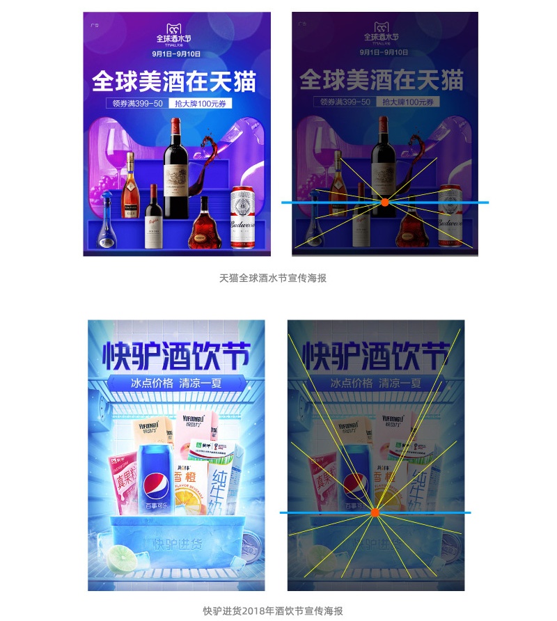 Banner设计技巧方法之空间陈列法