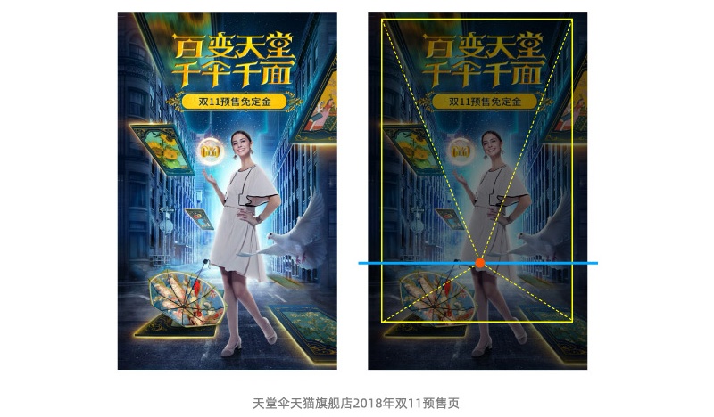 Banner设计技巧方法之空间陈列法