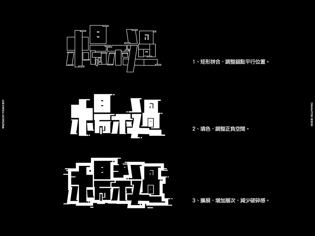 字如其人 | 楊不過字体设计分享（下）