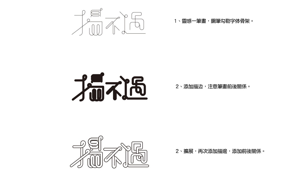 字如其人 | 楊不過字体设计分享（下）